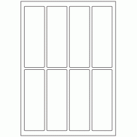 591 - Label Size 135mm x 45mm - 8 labels per sheet