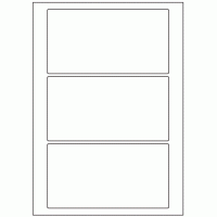 596 - Label Size 170mm x 90mm - 3 labels per sheet