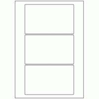 601 - Label Size 150mm x 90mm - 3 labels per sheet