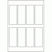 608 - Label Size 112.5mm x 45mm - 8 labels per sheet