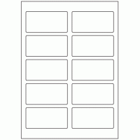 617 - Label Size 90mm x 45mm - 10 labels per sheet