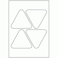 671 - Label Size 109.5mm x 97.1mm - 4 labels per sheet