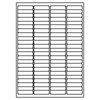 454 - Label Size 48mm x 12mm - 92 labels per sheet